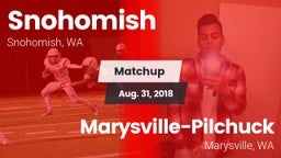 Matchup: Snohomish High vs. Marysville-Pilchuck  2018