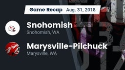 Recap: Snohomish  vs. Marysville-Pilchuck  2018