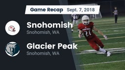 Recap: Snohomish  vs. Glacier Peak  2018