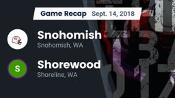 Recap: Snohomish  vs. Shorewood  2018