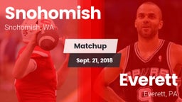 Matchup: Snohomish High vs. Everett  2018