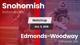 Matchup: Snohomish High vs. Edmonds-Woodway  2018