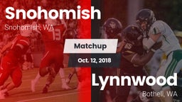 Matchup: Snohomish High vs. Lynnwood  2018
