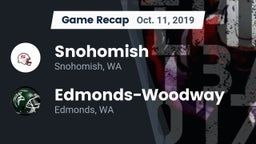 Recap: Snohomish  vs. Edmonds-Woodway  2019