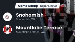 Recap: Snohomish  vs. Mountlake Terrace  2022