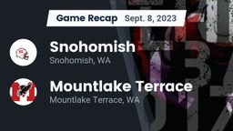 Recap: Snohomish  vs. Mountlake Terrace  2023