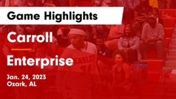 Carroll   vs Enterprise  Game Highlights - Jan. 24, 2023