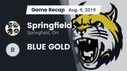 Recap: Springfield  vs. BLUE GOLD 2019