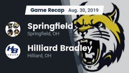 Recap: Springfield  vs. Hilliard Bradley  2019