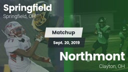 Matchup: Springfield vs. Northmont  2019