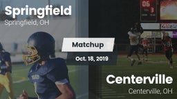 Matchup: Springfield vs. Centerville 2019