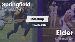 Matchup: Springfield vs. Elder  2019