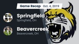 Recap: Springfield  vs. Beavercreek  2019