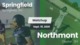 Matchup: Springfield vs. Northmont  2020
