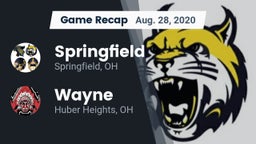 Recap: Springfield  vs. Wayne  2020