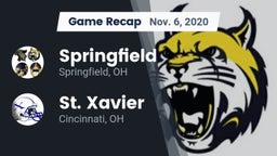 Recap: Springfield  vs. St. Xavier  2020