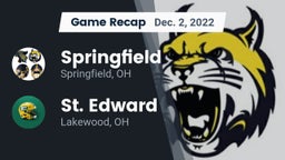Recap: Springfield  vs. St. Edward  2022