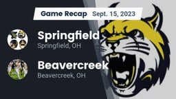 Recap: Springfield  vs. Beavercreek  2023