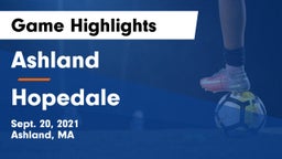 Ashland  vs Hopedale Game Highlights - Sept. 20, 2021