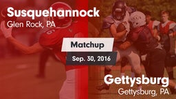 Matchup: Susquehannock High vs. Gettysburg  2016