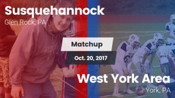 Matchup: Susquehannock High vs. West York Area  2017