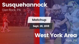 Matchup: Susquehannock High vs. West York Area  2018