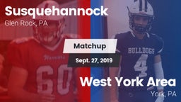 Matchup: Susquehannock High vs. West York Area  2019