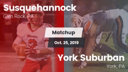 Matchup: Susquehannock High vs. York Suburban  2019