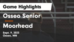 Osseo Senior  vs Moorhead  Game Highlights - Sept. 9, 2023