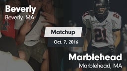 Matchup: Beverly  vs. Marblehead  2016