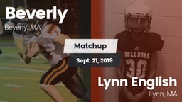 Matchup: Beverly  vs. Lynn English  2019