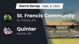 Recap: St. Francis Community  vs. Quinter  2022