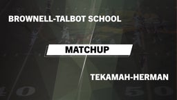 Matchup: Brownell-Talbot Scho vs. Tekamah-Herman  2016