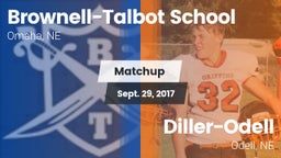 Matchup: Brownell-Talbot Scho vs. Diller-Odell  2017