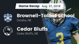 Recap: Brownell-Talbot School vs. Cedar Bluffs  2018