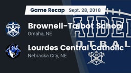 Recap: Brownell-Talbot School vs. Lourdes Central Catholic  2018