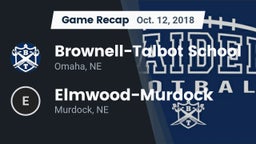 Recap: Brownell-Talbot School vs. Elmwood-Murdock  2018