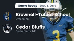 Recap: Brownell-Talbot School vs. Cedar Bluffs  2019