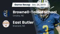 Recap: Brownell-Talbot School vs. East Butler  2019