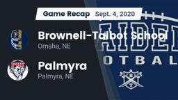 Recap: Brownell-Talbot School vs. Palmyra  2020