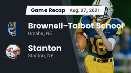 Recap: Brownell-Talbot School vs. Stanton  2021