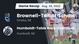 Recap: Brownell-Talbot School vs. Humboldt-Table Rock-Steinauer  2022