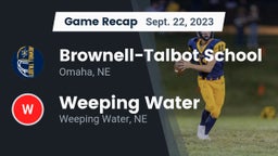 Recap: Brownell-Talbot School vs. Weeping Water  2023