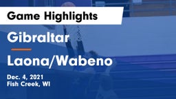 Gibraltar  vs Laona/Wabeno Game Highlights - Dec. 4, 2021