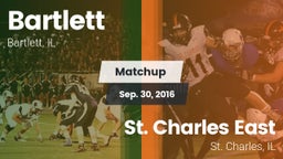 Matchup: Bartlett  vs. St. Charles East  2016
