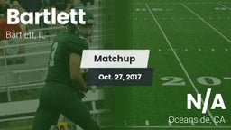 Matchup: Bartlett  vs. N/A 2017