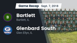 Recap: Bartlett  vs. Glenbard South  2018