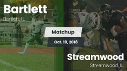 Matchup: Bartlett  vs. Streamwood  2018