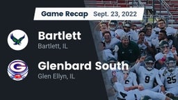 Recap: Bartlett  vs. Glenbard South  2022