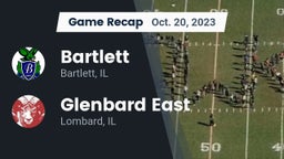 Recap: Bartlett  vs. Glenbard East  2023